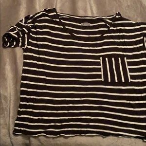 striped crop top